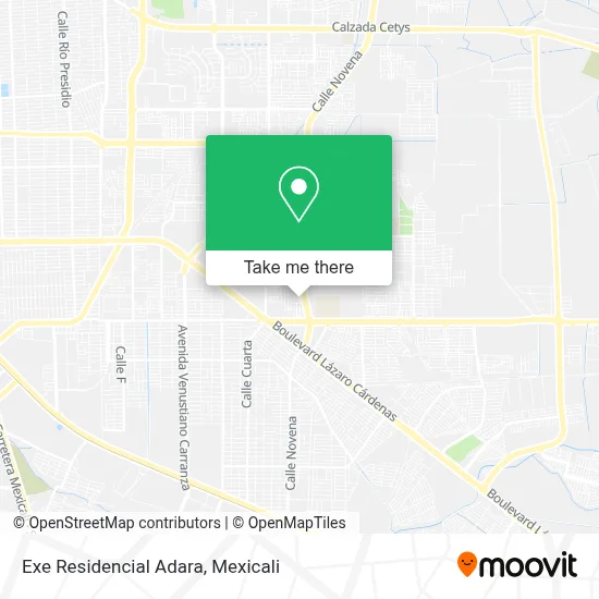 Exe Residencial Adara map