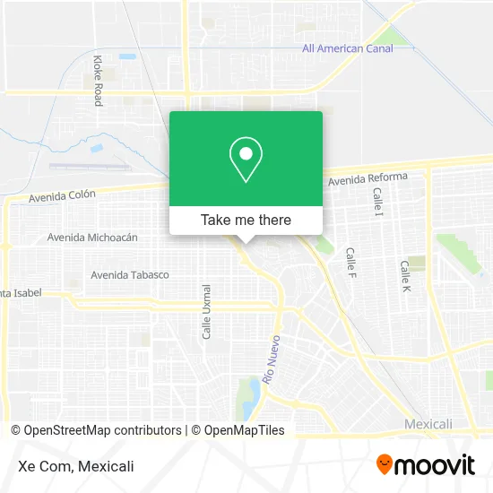Xe Com map