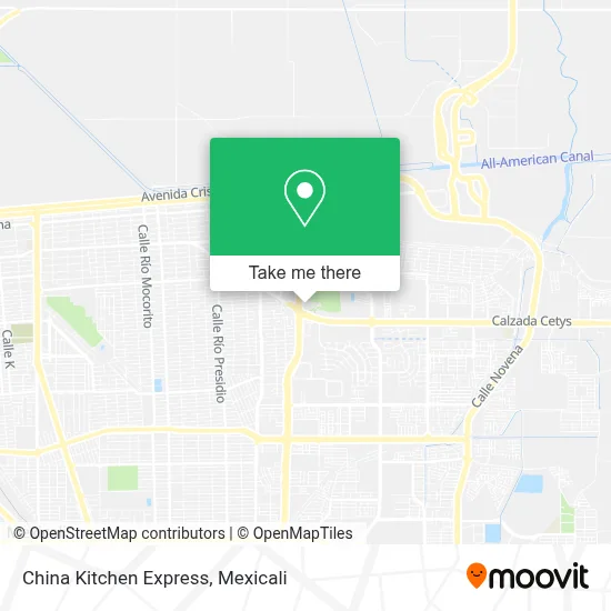 China Kitchen Express map