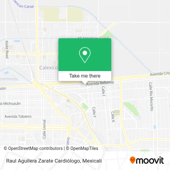 Raul Aguilera Zarate Cardiólogo map