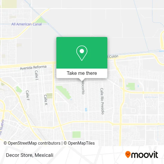 Decor Store map
