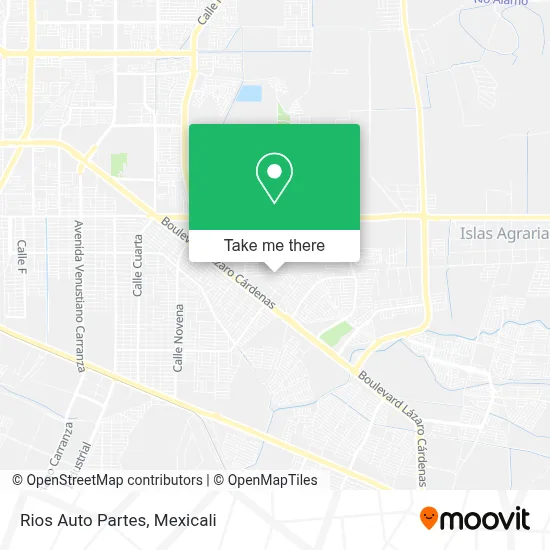 Rios Auto Partes map