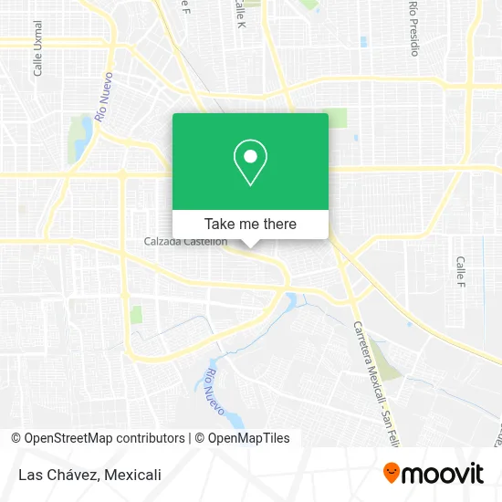 Las Chávez map