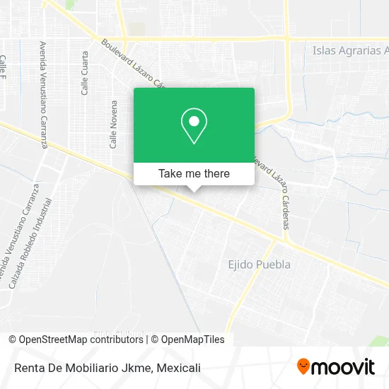 Renta De Mobiliario Jkme map