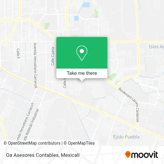 Oa Asesores Contables map