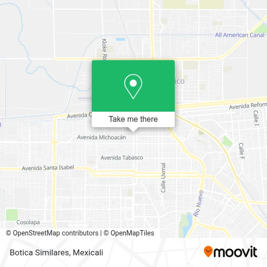 Botica Similares map