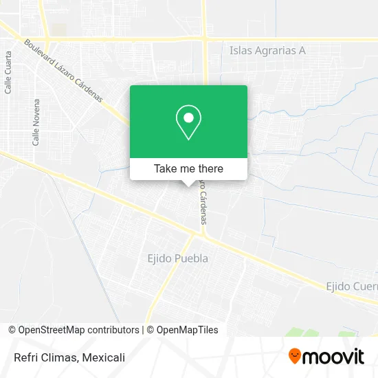 Refri Climas map