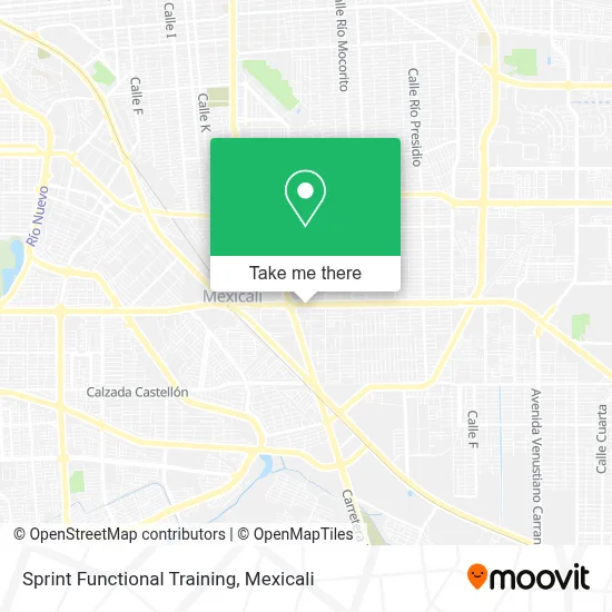 Sprint Functional Training map