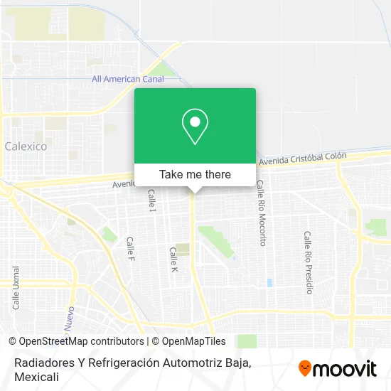 Radiadores Y Refrigeración Automotriz Baja map