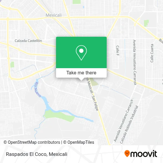 Raspados El Coco map