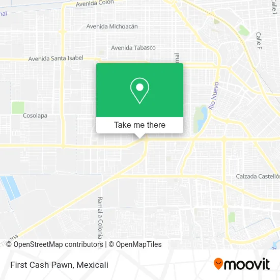 First Cash Pawn map