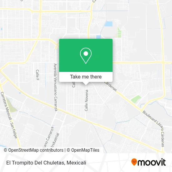 El Trompito Del Chuletas map