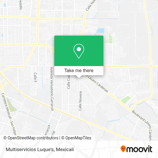 Multiservicios Luque's map