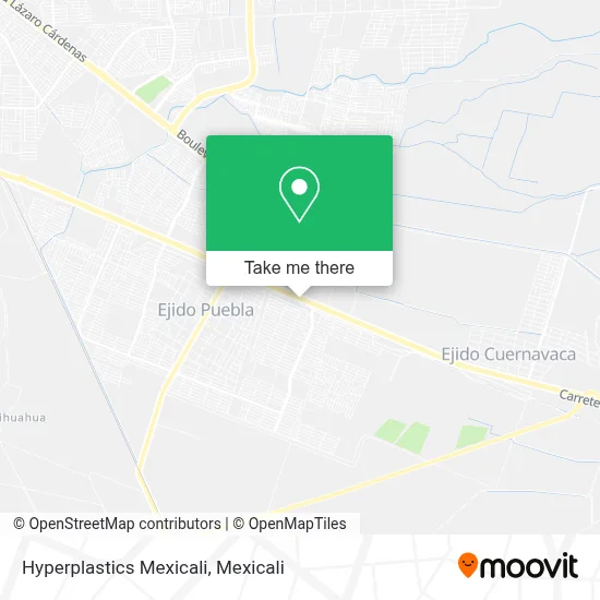 Hyperplastics Mexicali map