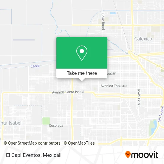 El Capi Eventos map