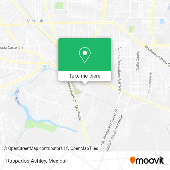 Raspados Ashley map