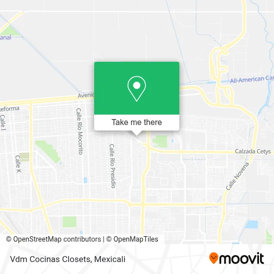 Vdm Cocinas Closets map