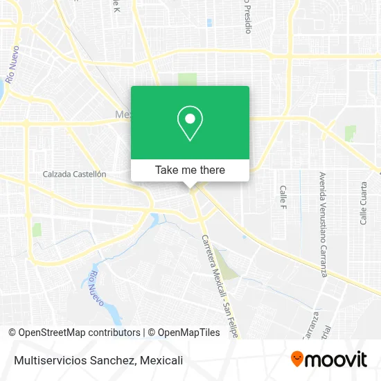 Multiservicios Sanchez map