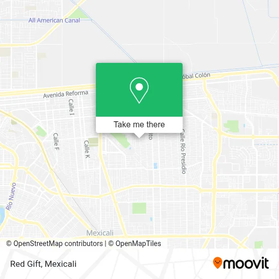 Red Gift map