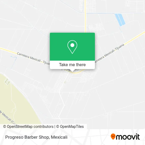 Progreso Barber Shop map