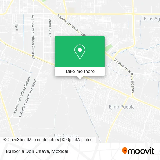 Barbería Don Chava map