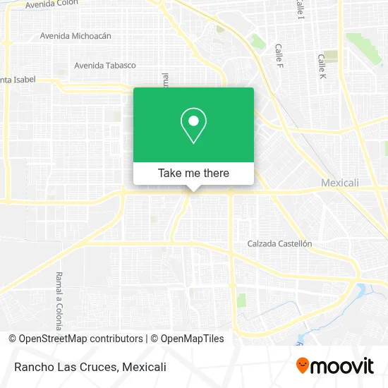 Rancho Las Cruces map