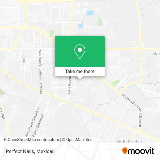 Perfect Nails map