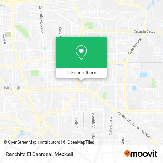 Ranchito El Cabronal map