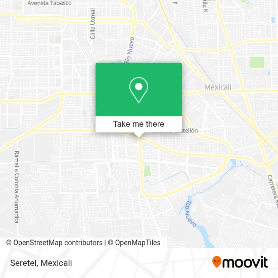 Seretel map