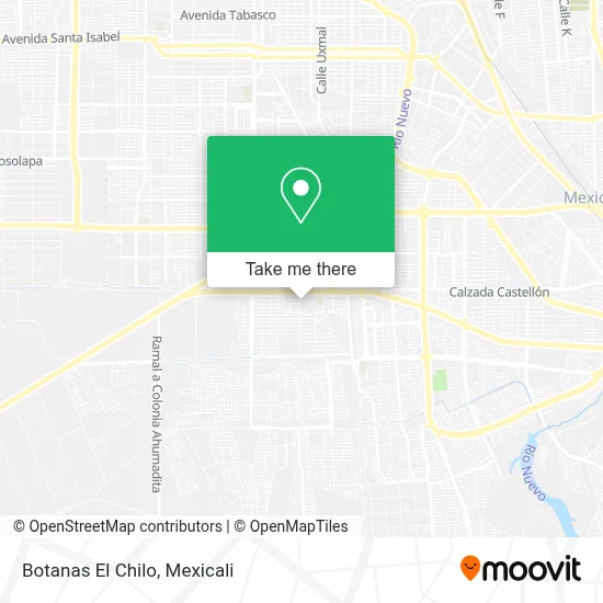 Botanas El  Chilo map