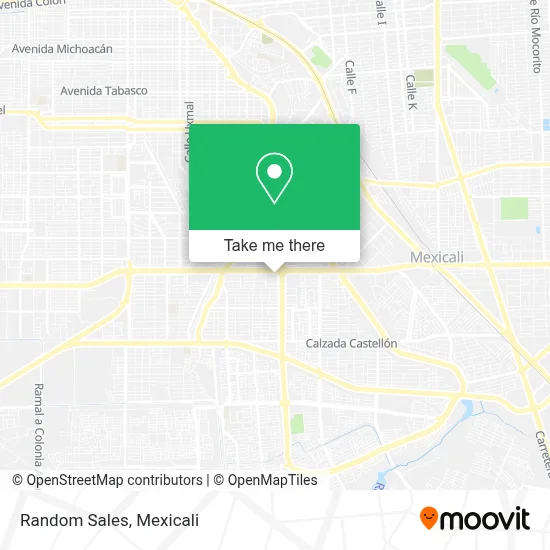Random Sales map