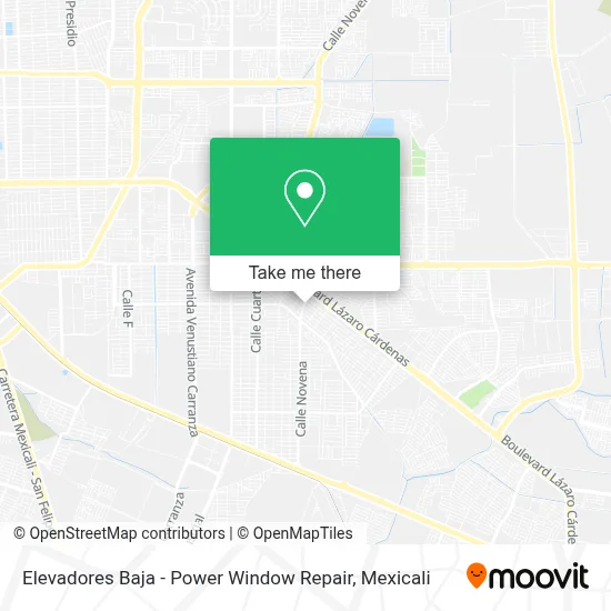 Elevadores Baja - Power Window Repair map