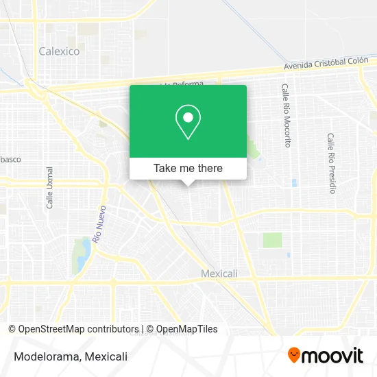 Modelorama map