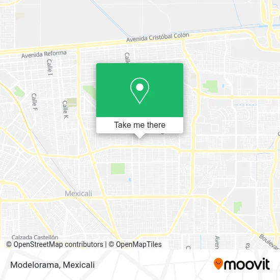 Modelorama map