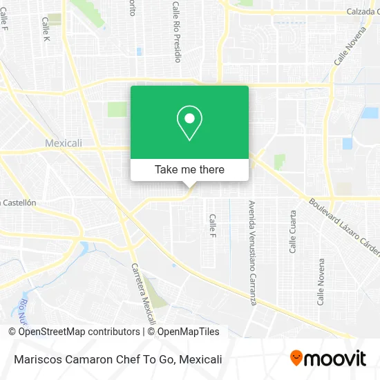 Mariscos Camaron Chef To Go map