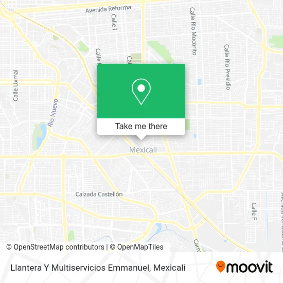 Llantera Y Multiservicios Emmanuel map