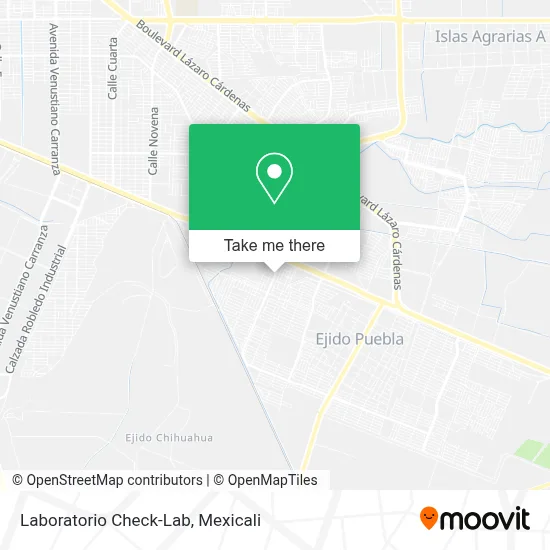 Laboratorio Check-Lab map