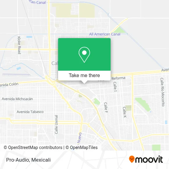 Pro-Audio map