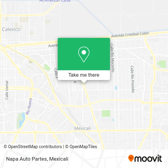 Napa Auto Partes map