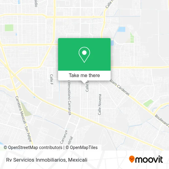 Rv Servicios Inmobiliarios map