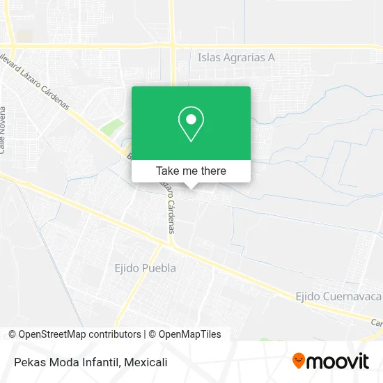 Pekas Moda Infantil map