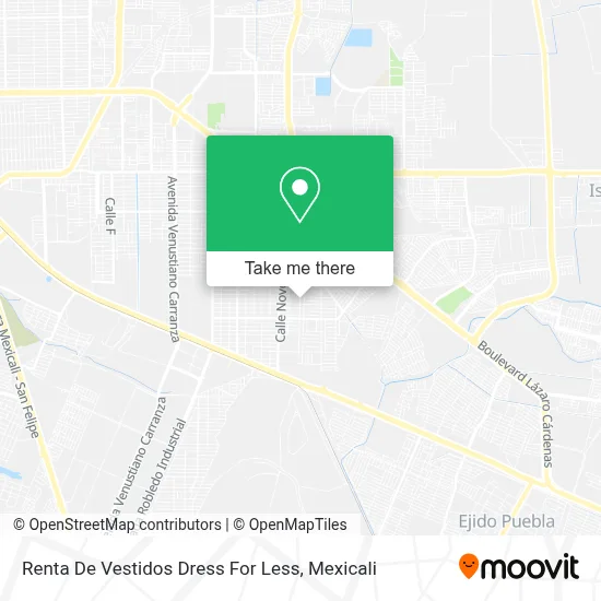 Renta De Vestidos Dress For Less map