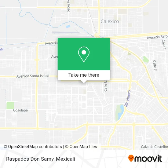 Raspados Don Samy map