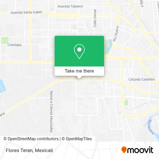 Flores Teran map