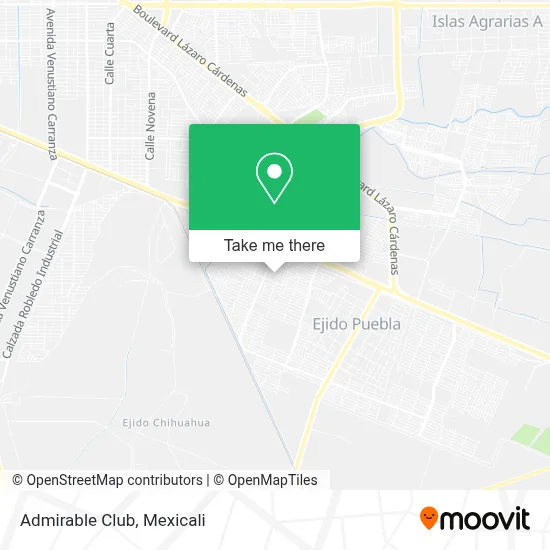 Admirable Club map