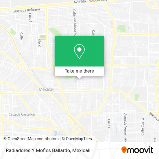 Radiadores Y Mofles Ballardo map