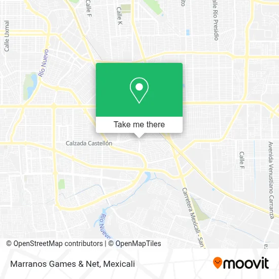 Marranos Games & Net map
