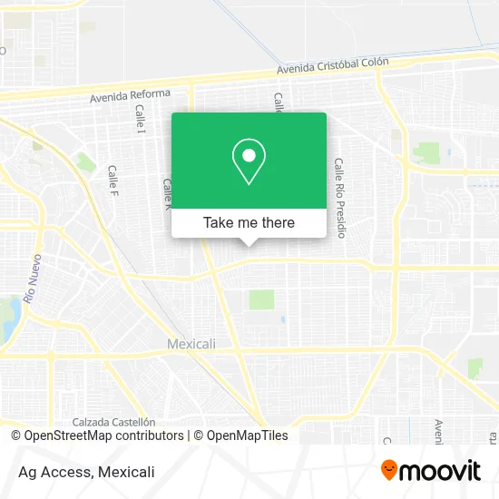 Ag Access map