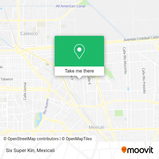 Six Super Kin map