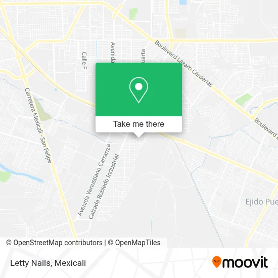 Letty Nails map